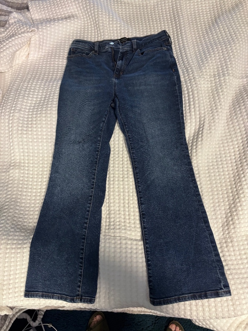 Banana Republic High Rise Cropped Boot Cut Jeans size 28 / 6